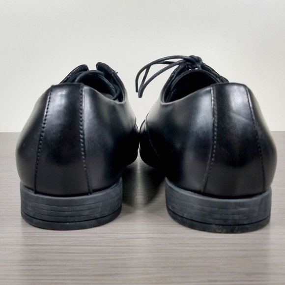 Public Opinion Jackson Cap Toe Derby, Black Leather, Mens Size 10 M - Picture 5 of 10